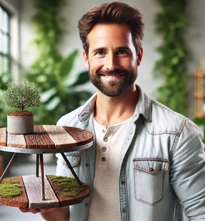 "Handmade recycled house model crafted from eco-friendly materials"