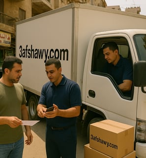 نقل عفش شقة مفروشة في الجيزة بواسطة فريق عفشاوي