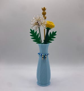 3dprint vaas bello beach door mirjam millenaar legobloem