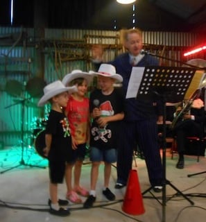 Christmas party 1920s jazz band
