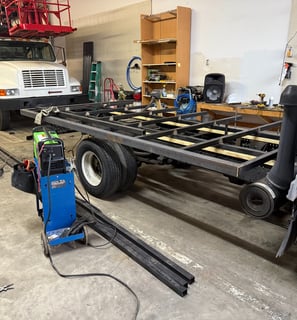 Led truck floor construction