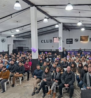 Acto de La Libertad Avanza en Villaguay, junio 2025