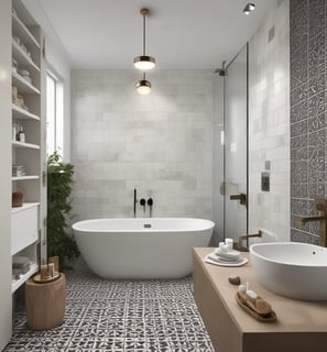 A section of red-orange floor tiles, each tile rectangular in shape, arranged in a regular pattern with visible grout lines in between. The tiles exhibit some signs of wear and darker patches, suggesting age or frequent use. A shadow is cast across part of the tiles, adding contrast to the composition.