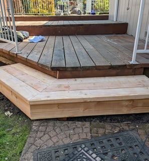 DECK PAINTING BEFORE MEDFORD OREGON