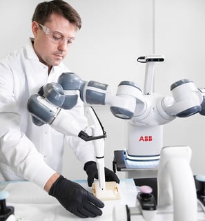 abb robot interact with doctor