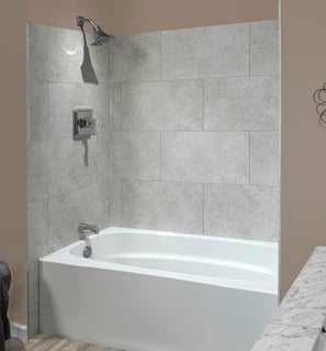new bath tub install