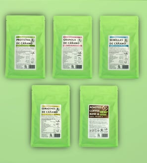 Productos de cáñamo Sr. Valley Hemp Foods | Proteína, aceite, granola y más | Nutrición natural