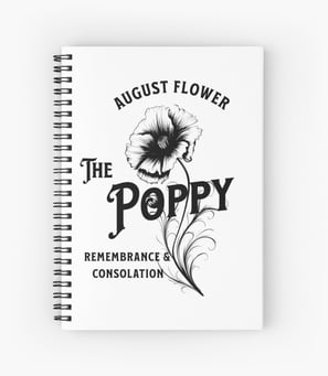 cahier spirale Coquelicot