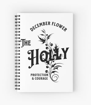 cahier spirale Houx