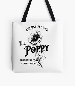 Totebag doublé Coquelicot