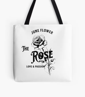 Totebag doublé Rose