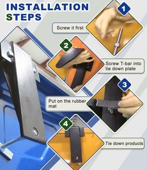 truck camper tie downs