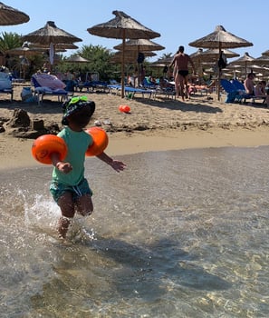 Kreta Vai Beach baden