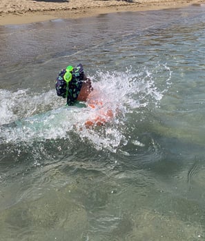 Kreta Vai Beach baden