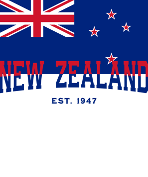 a flag of new zealandia with the flag of new zealand