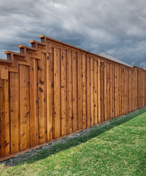 New home fence stain in dallas