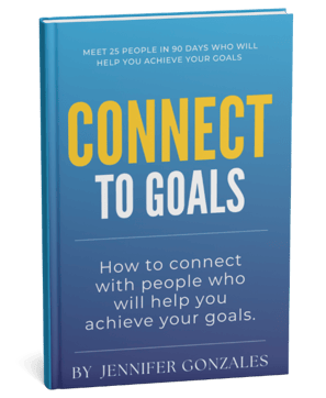 a book cover of connect to goals