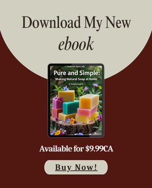 an  eBook cover showing handmade soaps