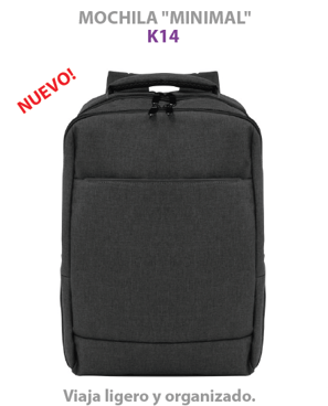 Mochila minimal wope Regalos Corporativos Publicidad para Empresas logos full color merchandising