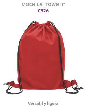 mochila Town wope Regalos Corporativos Publicidad para Empresas logos full color merchandising