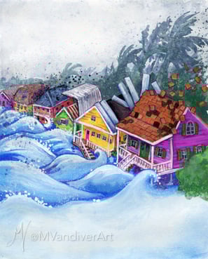 Illustrations from The Rose Without A Name by New Orleans artist Melissa Vandiver.