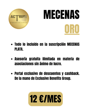 mecenas oro actrum