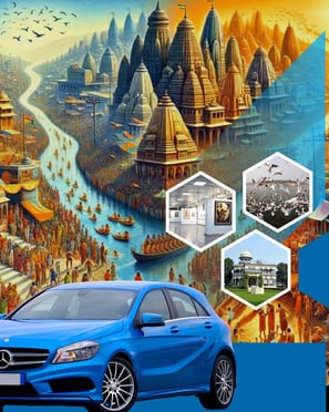 Local cabs service in Prayagraj by Prayagraj Cabs and Rentals, offering quick and affordable city transportation with well-ma