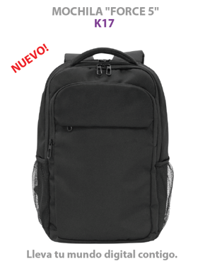mochila force 5 wope Regalos Corporativos Publicidad para Empresas logos full color merchandising