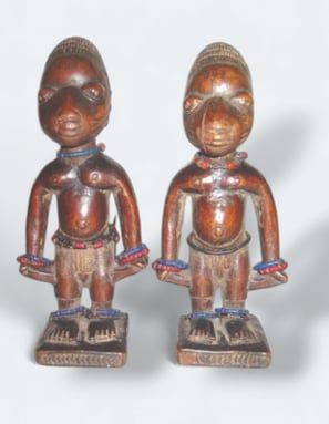 ibeji egbado egba ibedji twin figure jumeaux yoruba nigeria