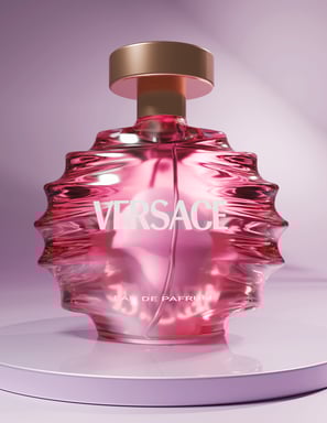 Perfume bottle in 3D