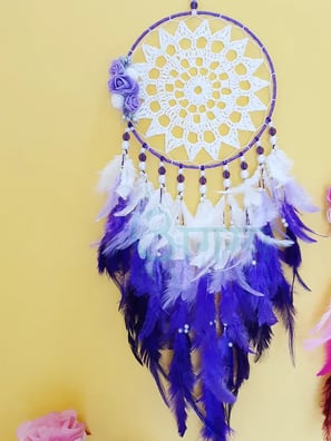 agamya violet gradient dreamcatcher