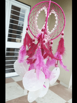 agamya pink 3D dreamcatcher