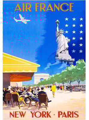 a poster - style poster - style poster of a statue of liberty
