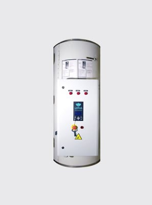 Bild einer Lotus Plasma Therme Serie S Ansicht von vorne ohne Hintergrund