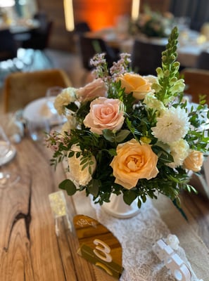 centre de table fleuri mariage