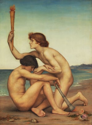 Evelyn De Morgan, Phosphorus and Hesperus (1882)