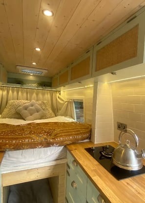 Campervan inside - vanlife