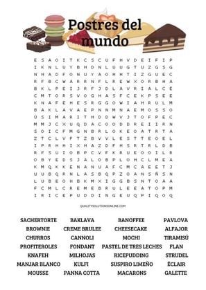 Gastronomía: Sopa de letras para imprimir gratis. Tipos de pan