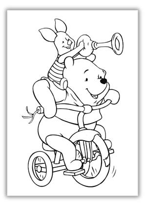 pooh bear coloring sheets