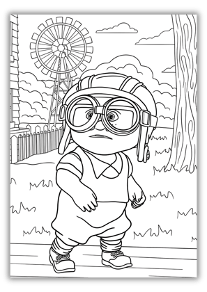 Up Cartoon Coloring Pages