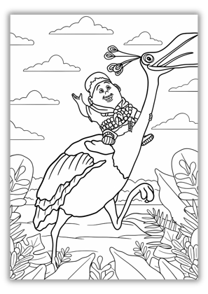 Up Characters Coloring Sheets