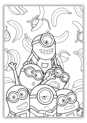 minions coloring pages