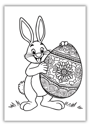 Easter Bunny Coloring Pages