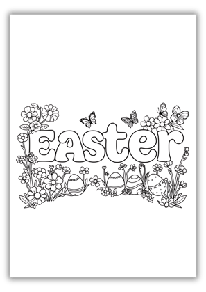 Christian Easter Coloring Pages