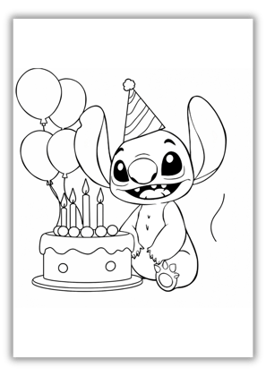 stitch coloring pages printable