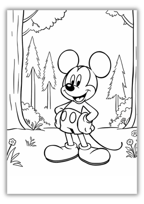 Mickey Coloring Pages