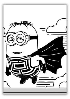 Free Minion Coloring Sheets