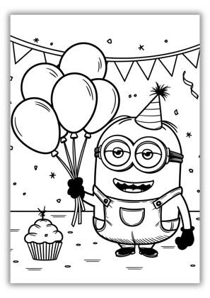 Free Printable Coloring Pages Minions
