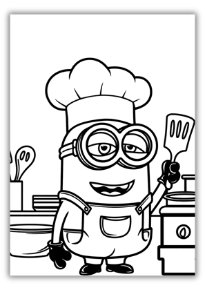 Coloring Pictures of Minions