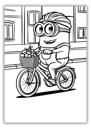 Minion Coloring Sheets Printable